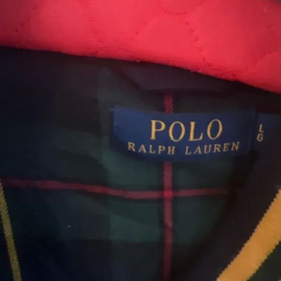 Ralph Lauren vintage bomber jacket // fleece